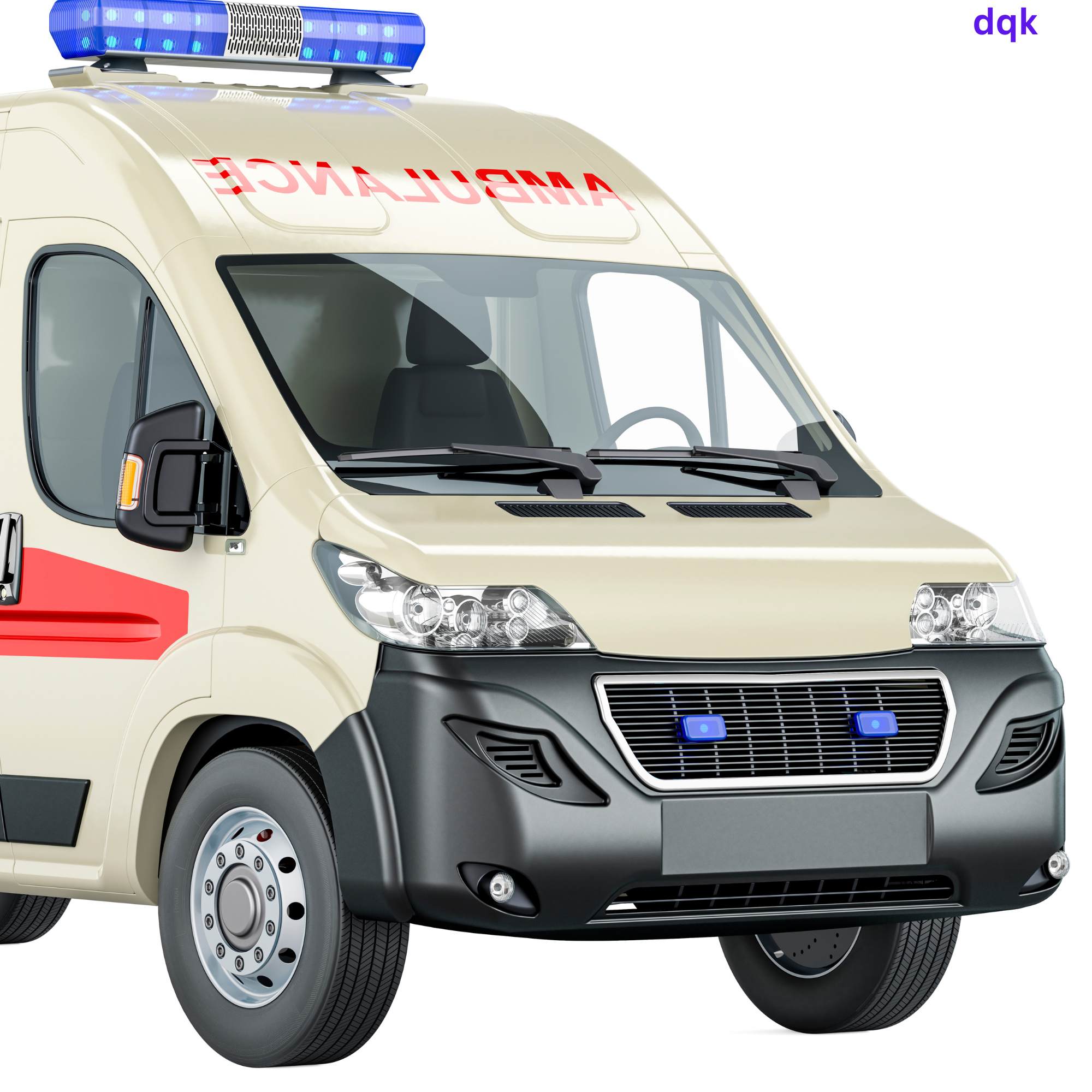 Ambulance providing emergency transport