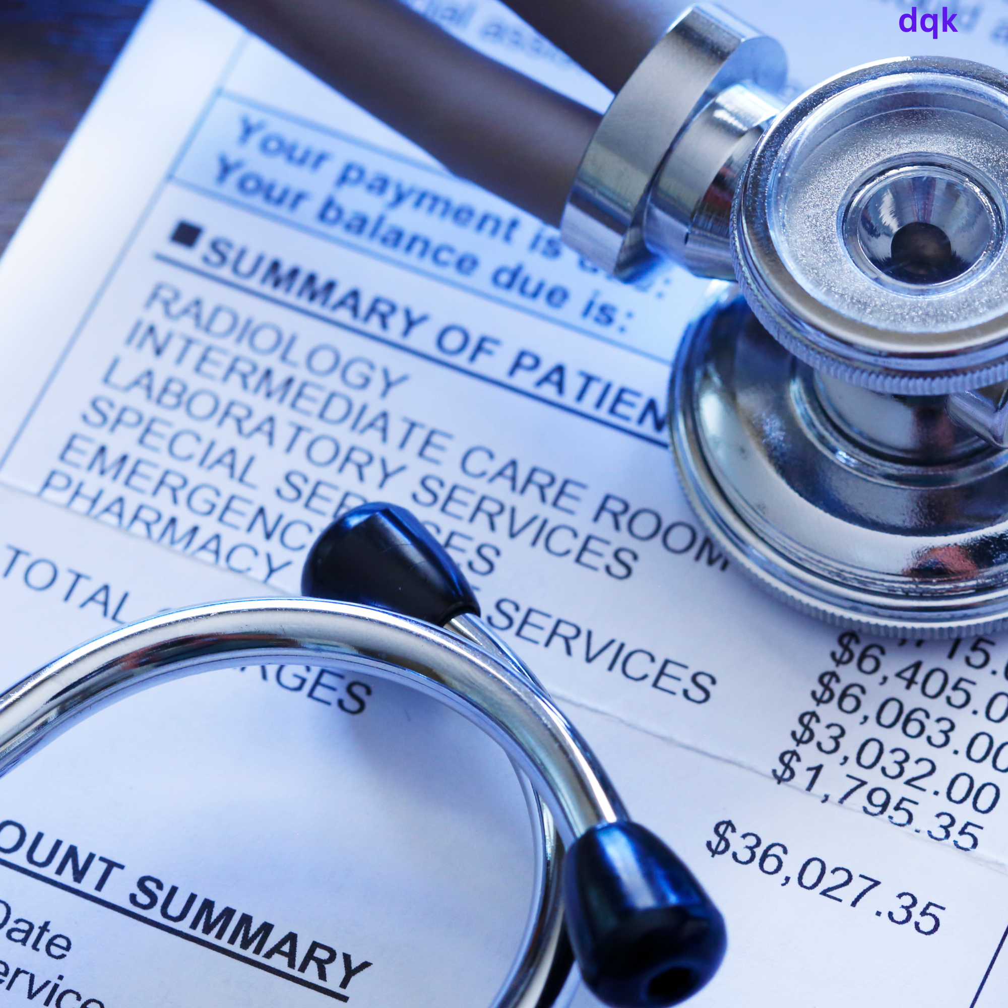 Patient receiving medical bill support